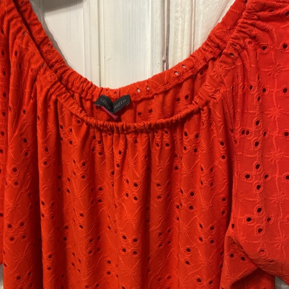 Flash sale ❤️ Peep shoulder red top - Picture 6 of 8